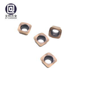 Inserto CNC de fresa de carburo de alta alimentación SOMT100420ER para mecanizado de aluminio y acero inoxidable herramientas de corte OEM personalizables - Product Image 1