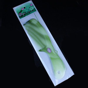 Peigne en plastique vert en forme <span class=keywords><strong>de</strong></span> tendon <span class=keywords><strong>de</strong></span> bœuf, anti-pliage, pour coiffure <span class=keywords><strong>de</strong></span> <span class=keywords><strong>rue</strong></span>, style vietnamien - Product Image 3