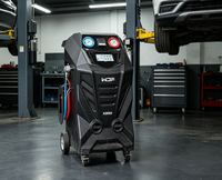 Machine de récupération de réfrigérant AC professionnelle pour véhicules lourds X850, grande capacité, capteur haute précision, test de fuite automatique