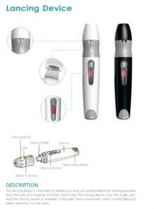 Dispositif de ponçage hautement hygiénique et sûr pour une utilisation avec des aiguilles de prélèvement sanguin - Product Image 3