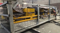 Échafaudage en mousse de béton isolante ICF haute résistance avec barre de protection triangulaire renforcée