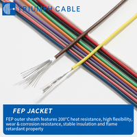 Câble électrique UL1332 UL1333 300V FEP, fil isolé 12AWG 24AWG, résistant aux hautes températures, pour chauffage
