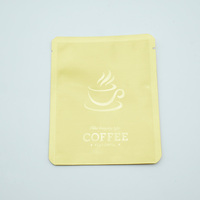 Sacs d'emballage pour café en gros, personnalisables avec logo, anti-odeur, en sachet rétractable, avec feuille d'aluminium anti-humidité, en stock