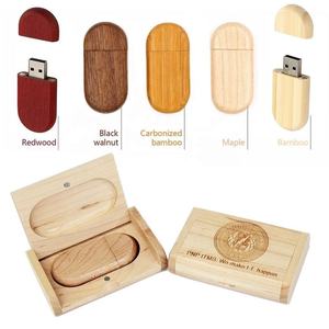 شعار ترومي مخصص صندوق خشبي USB عصا USB محرك أقراص خشبي 1 جيجابايت إلى GB - Product Image 4