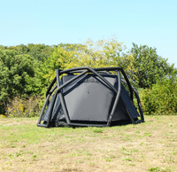 Vente directe d'usine Tente de camping familiale gonflable imperméable en polyester Tente pneumatique pour l'extérieur
