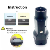 32A 7KW EV Station GBT convertir en adaptateur EV Type 1 J1772 pour voiture électrique EV