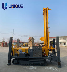 Gran oferta, motor diésel, tipo oruga, plataforma de perforación rotativa portátil, equipo de perforación de pozos de agua, Motor de bomba Max.300m, precio de fábrica - Product Image 5