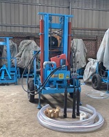 Machine de forage de noyau de forage hydraulique diesel portable composant de puits d'eau profonde de 180 mètres pour la plate-forme de forage de mine