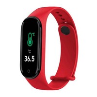 Gelang Pintar Pengukur Suhu Tubuh Murah M4 Pro Stok Tersedia Pelacak Kebugaran Gelang Pintar Reloj Pulsera Inteligente Smartwatch M4 Smart Band