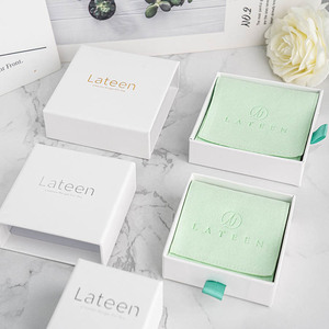 Factory Direct White Sliding Drawer Paper Jewelry Packaging <b>Box</b> <b>Gift</b> <b>Box</b> for Necklace <b>Earring</b> Bracelet Ring - Product Image 5