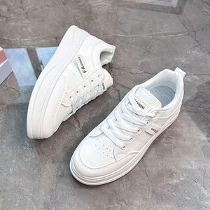 2025 Groothandel Nieuwe Mode Ronde Hoofd Sport Vrije Tijd Single Dikke Bodem Witte Sneakers Vrouwen Custom Schoenen Voor Man - Product Image 5