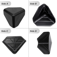 Emballage de meubles en Carton Express robuste PP gardes d'angle en plastique et protecteurs pour l'expédition de boîtes