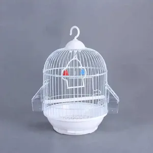 Jaula Redonda para Pájaros con Comedero, Decorativa, Colorida, Colgante, de <span class=keywords><strong>Metal</strong></span>, Casa para Pájaros, Jaula para Loros, Transportín para Pájaros - Product Image 6