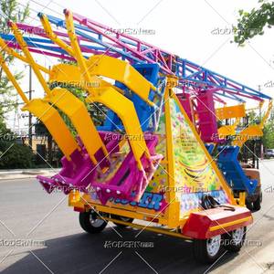 Ghế bay di động và có thể gấp gọn, trò chơi giải trí có kèm xe kéo dành cho trẻ em - Product Image 5