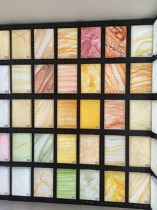 لوح كبير من العقيق الاصطناعي الشفاف الحديث ، لوح حائط مقاوم للماء ، لوح ديكور داخلي مقطوع إلى حجم للفنادق - Product Image 3