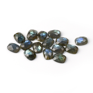 Venta al por mayor azul llamativo labradorita facetada corte ovalado piedra <span class=keywords><strong>brillante</strong></span> gemas sueltas piedras preciosas facetadas colgante collar fabricación de joyas - Product Image 4