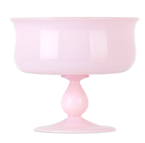 Bol en verre de vin <span class=keywords><strong>rose</strong></span> jade soufflé à la main sur mesure avec <span class=keywords><strong>pied</strong></span> haut - Product Image 2
