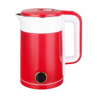 Bouilloire électrique en acier inoxydable 1,8 L 1500 W à ébullition rapide avec arrêt automatique 360° °   Chauffe-eau à base rotative pour la maison