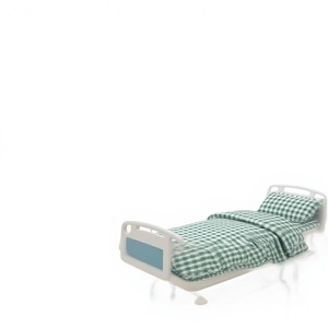 Set <span class=keywords><strong>di</strong></span> Tre Pezzi per Letto Ospedaliero in <span class=keywords><strong>Raso</strong></span>: Lenzuola, Copripiumino e <span class=keywords><strong>Federa</strong></span>, Biancheria da Letto Rinforzata - Product Image 1