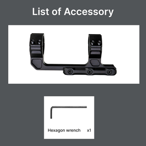 ขาตั้งกล้องเล็ง BANGBANG แบบ Cantilever สำหรับท่อขนาด 30 มม. ความสูงตรงกลาง 1.5 นิ้ว สำหรับกีฬากลางแจ้ง (ระยะห่างระหว่างขา 70 มม. สีดำ) - Product Image 6
