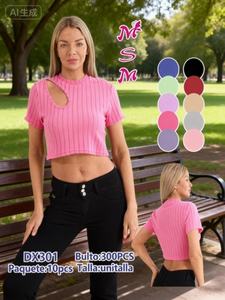 Haut décontracté unisexe DX301 à col rond, couleur unie, coupe classique, pour adultes, toutes saisons, pull uni teint - Product Image 5