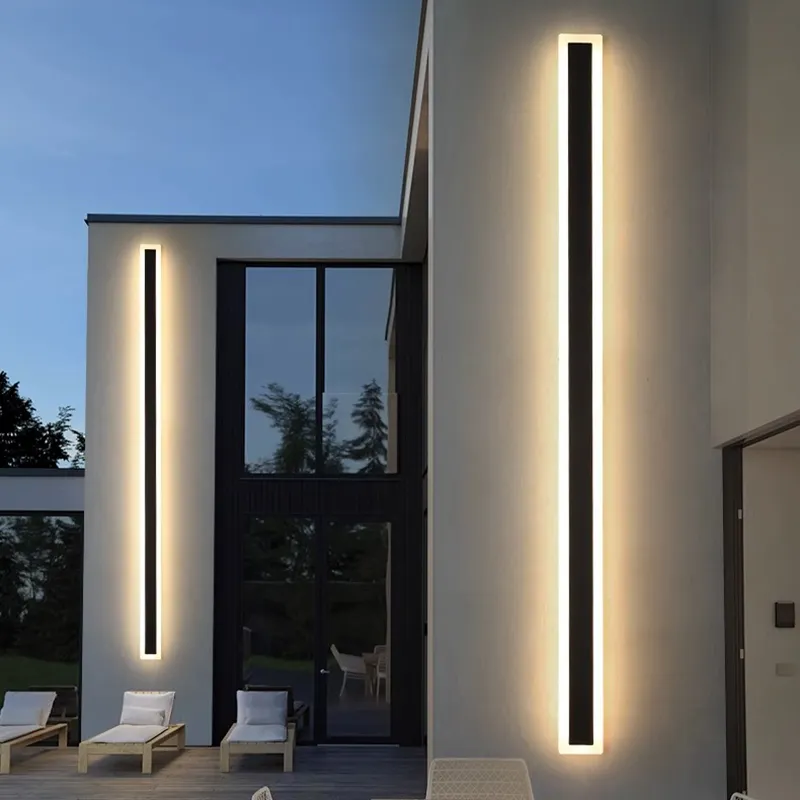 150CM Modern LED Waterproof Strip Linear Wall Lamp Outdoor Indoor Wall Mount Lighting Long Light for Garden Porch Lantern