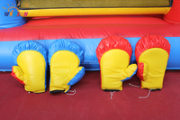 WINSUN Ring de Boxeo Inflable para Niños y Adultos Pequeños - Material de PVC, Certificado CE, Libre de Plomo, Resistente al Fuego e Impermeable, Capacidad de 200 kg, Personalizable