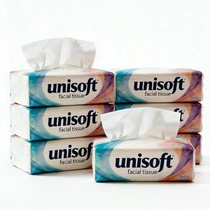 Mouchoirs en papier OEM 4 plis, sans produits chimiques, doux et confortables, doux pour tous types de peau, mouchoirs en papier personnalisés imprimés - Product Image 1