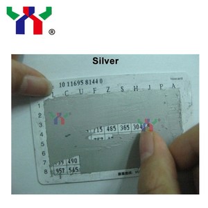 Tinta de Serigrafía <span class=keywords><strong>Plateada</strong></span> para Tarjetas de Raspar de Lotería, 1 Kg/lata - Product Image 1