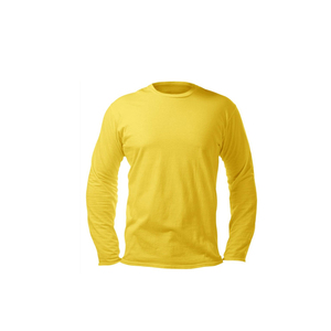 T-shirt décontracté à manches longues pour homme, coupe classique confortable, en coton, pour tous les jours, vêtement basique tendance - Product Image 1