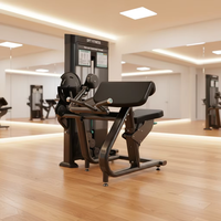 Machine à biceps et triceps DFT Fitness DFT-E690, pile de poids de 100 kg, construction en acier, réglable, durable, universelle