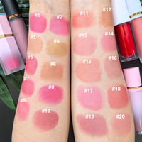 Crème hydratante au prix d'usine, personnalisez votre logo, blush liquide naturel à haute pigmentation, blush liquide à marque privée, maquillage pour le visage