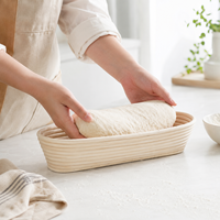 Paniers de levage artisanaux en rotin naturel Banneton pour importateurs et distributeurs de boulangerie