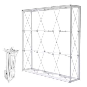 SEG <b>Advertising</b> <b>Light</b> <b>Box</b> Collapsible Aluminum Frame Fabric Display Stand Backlit Backdrop for Exhibitions - Product Image 3