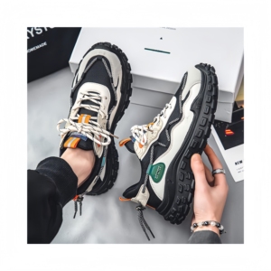 Chaussures de sport décontractées pour hommes 2026, tendance mode, à lacets et à enfiler, en maille respirante, semelle épaisse et souple, style Dad Shoes, toutes saisons - Product Image 2