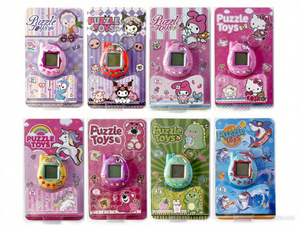 Konsol Game genggam tingkat hewan peliharaan, mainan hewan peliharaan Virtual elektronik untuk anak-anak dengan fungsi memberi makan & Perawatan - Product Image 2