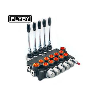 FLYBY P80 ручной направляющий клапан 5 катушек гидравлические секционные регулирующие клапаны для вилочного погрузчика - Product Image 1