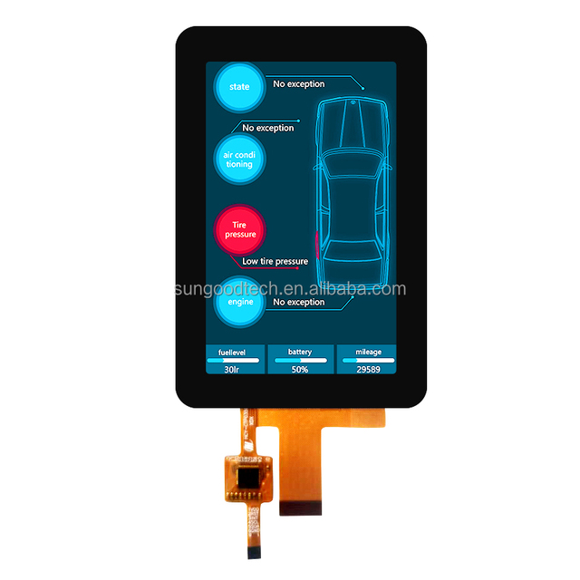 3.5 inch TFT LCD display 320*480 resolution HD IPS MIPI interface ST7796 drive capacitive touch screen 20Pin New