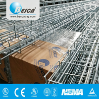 BESCA UL/CE/NEMA Certifié - Panier à câbles en treillis métallique en acier galvanisé pour projets électriques de bâtiment - Haute capacité de charge