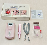 Perceuse à ongles professionnelle portable rechargeable, moteur sans balais 40000 tr/min, machine à polir les ongles pour usage domestique et en salon