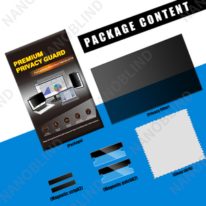 Écran de confidentialité magnétique pour ordinateur de 24 pouces, bouclier anti-éblouissement amovible pour moniteurs sans cadre 16 et 10 à écran large - Product Image 6