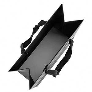 Sac en papier de luxe pour vêtements de marque, avec logo personnalisé, imprimé en gros, noir, pour bijoux, cadeaux, shopping, avec poignées - Product Image 2