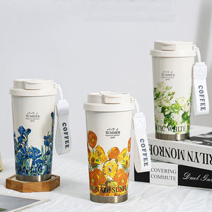 Logo personalizzato 500ml in acciaio inox <span class=keywords><strong>tazza</strong></span> portatile sottovuoto caffè <span class=keywords><strong>Thermos</strong></span> <span class=keywords><strong>tazza</strong></span> con fiaschi di vuoto corda per la promozione - Product Image 1