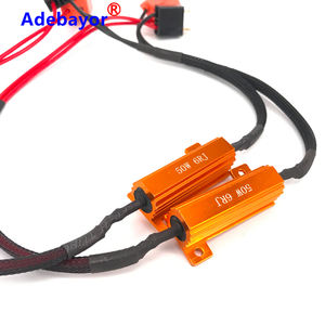 H7 50w 6ohm <span class=keywords><strong>Led</strong></span> Canbus Décodeur HID <span class=keywords><strong>LED</strong></span> Phare Ampoule Canbus Avertissement Annuleur <span class=keywords><strong>LED</strong></span> Résistance De Charge H4 H7 H11 9005 9006 - Product Image 3