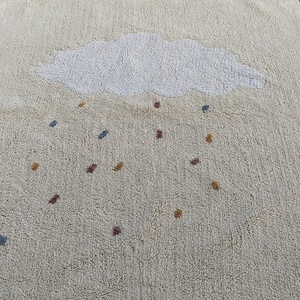 Alfombra para Área de Juegos Infantil, 100% Algodón, Diseño de Lunares, Gruesa (2.5 cm), Acolchada, Lavable - Product Image 6