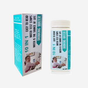 Offre Spéciale qualité de l'eau sulfure d'hydrogène, chlore libre, nitrate, bandelette de <span class=keywords><strong>test</strong></span> de chlorure de sodium 10 paramètres avec <span class=keywords><strong>test</strong></span> de bactéries - Product Image 2