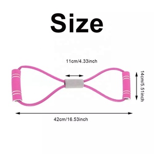 SANFAN — bandes de résistance en latex pour la <span class=keywords><strong>musculation</strong></span>, équipement de sport de haute qualité, 8 formes, <span class=keywords><strong>extenseur</strong></span> de poitrine, nouveau, - Product Image 2