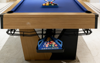 Table de billard d'usine 9 pieds, table de billard moderne pour usage domestique avec retour automatique des billes