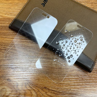Pelindung layar transparan tinggi pelindung layar ponsel Hd 2.5d pelindung layar kaca Tempered bening untuk iPhone 13 Pro Max