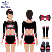 Uniformes personnalisés All Stars Competition Cheer Uniformes Sparkle Cheerleading à vendre